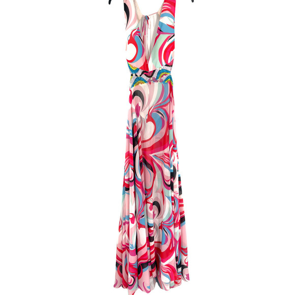 GAI MATTIOLO LOVE TO LOVE 4 GEO MOD PRINT WITH RHINESTONES - Picture 2 of 11